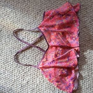 Liberty fun bra bralette top mesh size medium